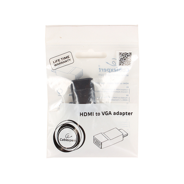 Переходник HDMI-VGA Cablexpert  A-HDMI-VGA-001, 19M/15F
